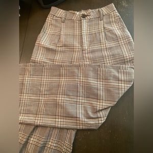 H&M plaid dress pants